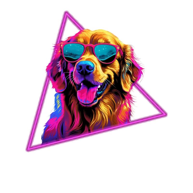 Labrador Retriever mit Sonnenbrille