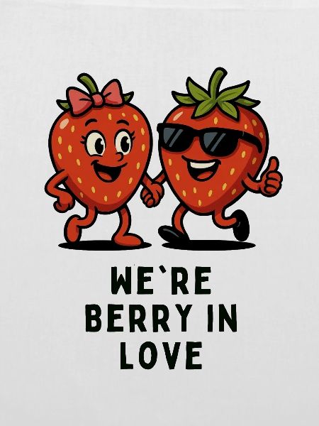 Berry In Love Erdbeeren Früchte Illustrationen 