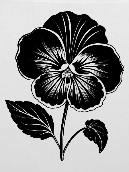 Stiefmütterchenblüte