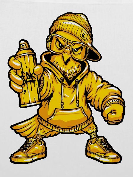 Graffiti Taube Character