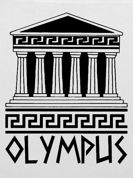 Tempel des Olymps (Schwarz)