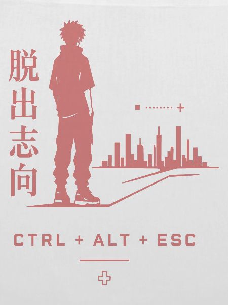 Fluchtblick: Stadt und Ctrl Alt Esc