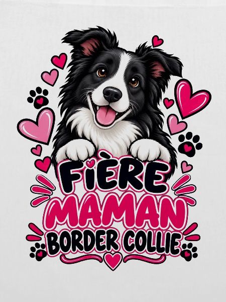 Stolze Border Collie Mama