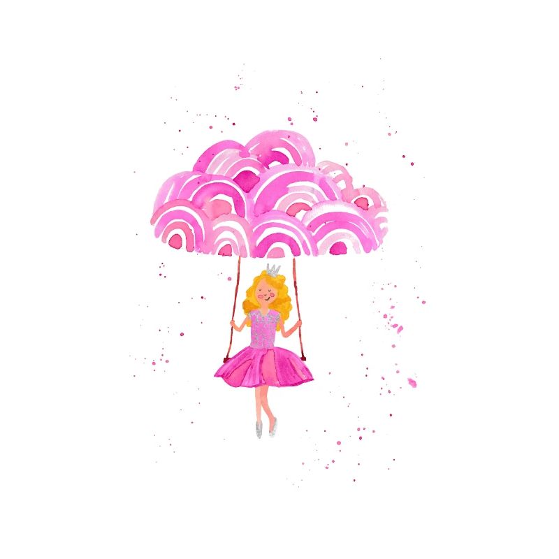 Pink clouds