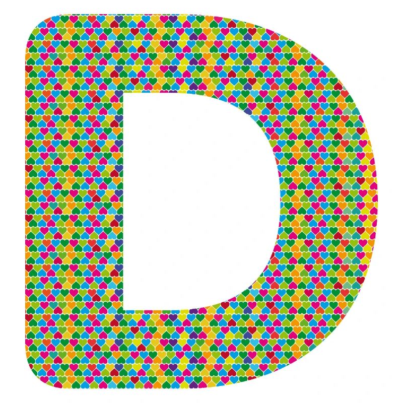 Buntes Herz D Design – Einzigartig & Stylisch!