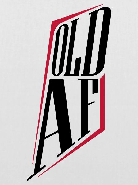 old AF Text Logo