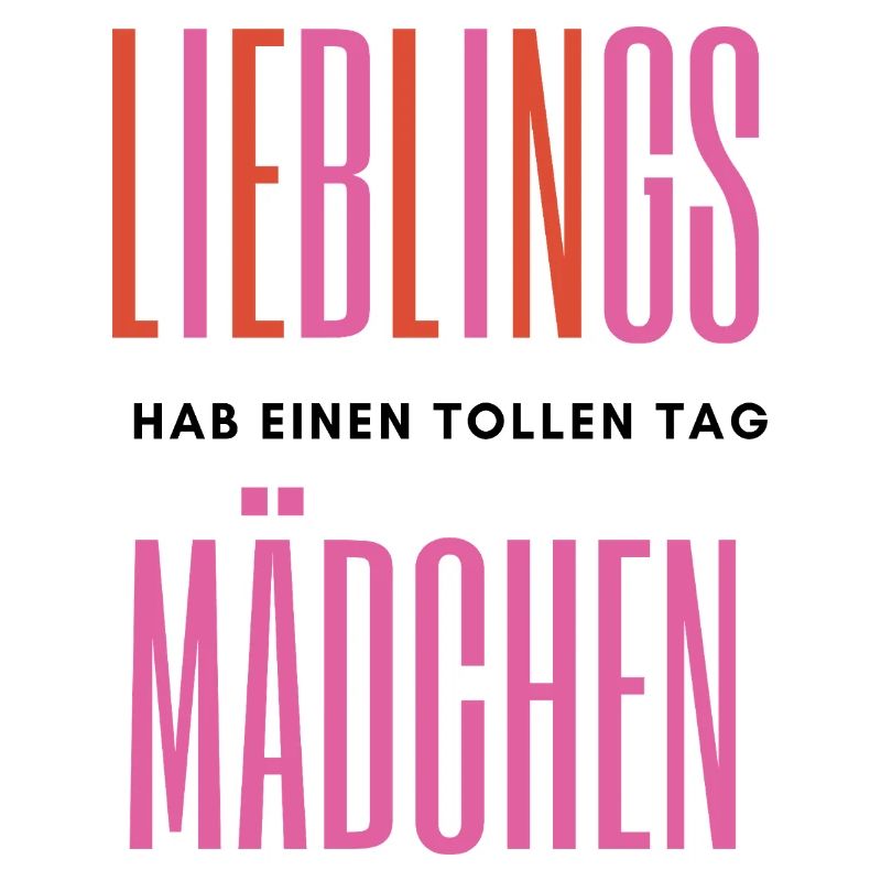 Lieblingsmädchen – Romantisches Typografie