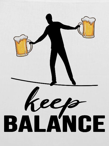 slackline und bier keep balance