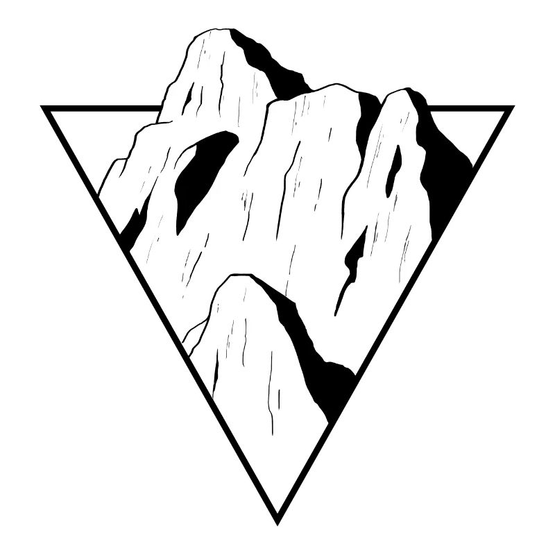 climbing, mountain logo