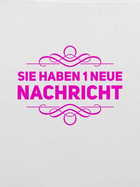 sie haben 1 neue Nachricht