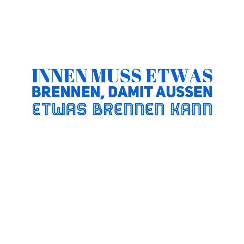 ich bin eine Inspiration