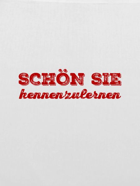 ich freue mich sie kennenzulernen
