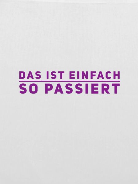 das war nicht mein Plan