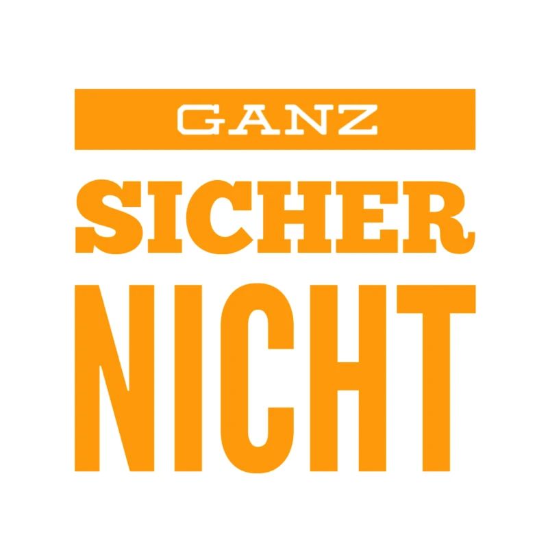 ich bin mir sicher