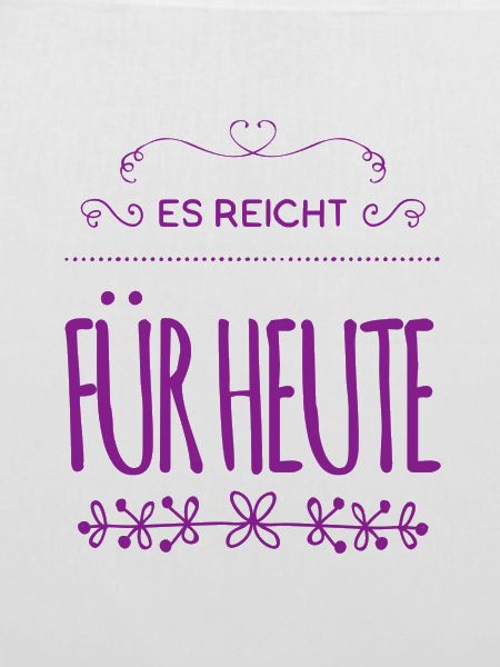 es ist genug