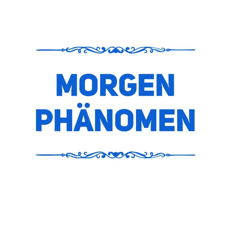so sieht ein Morgenphänomen aus