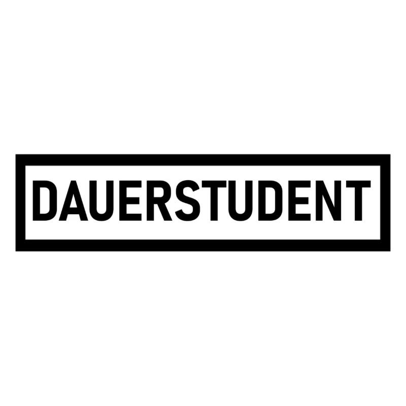 DAUERSTUDENT in schwarz