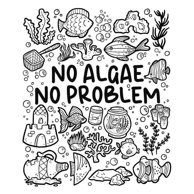 Pas d’algues, pas de problème – aquarium