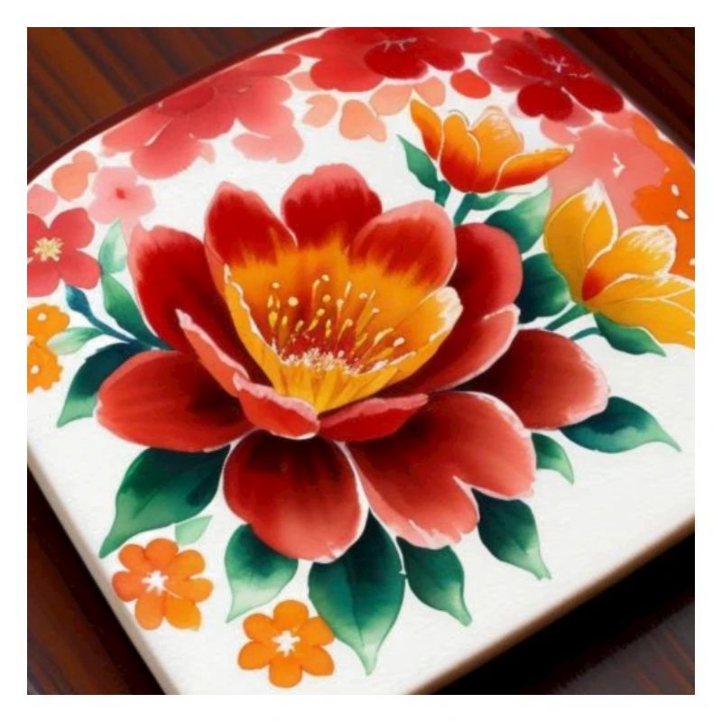 Vibrant Fireside Bloom
