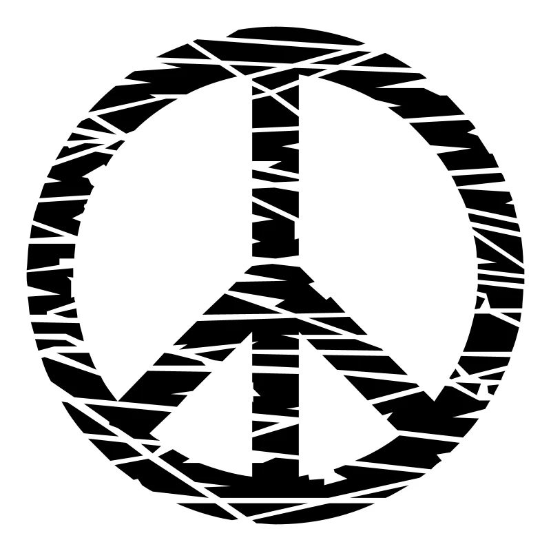 Frieden / peace (grunge, 1c)