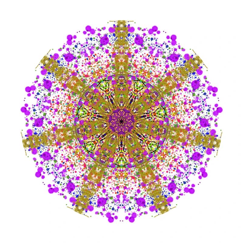 Mandala Psychedelisch 1