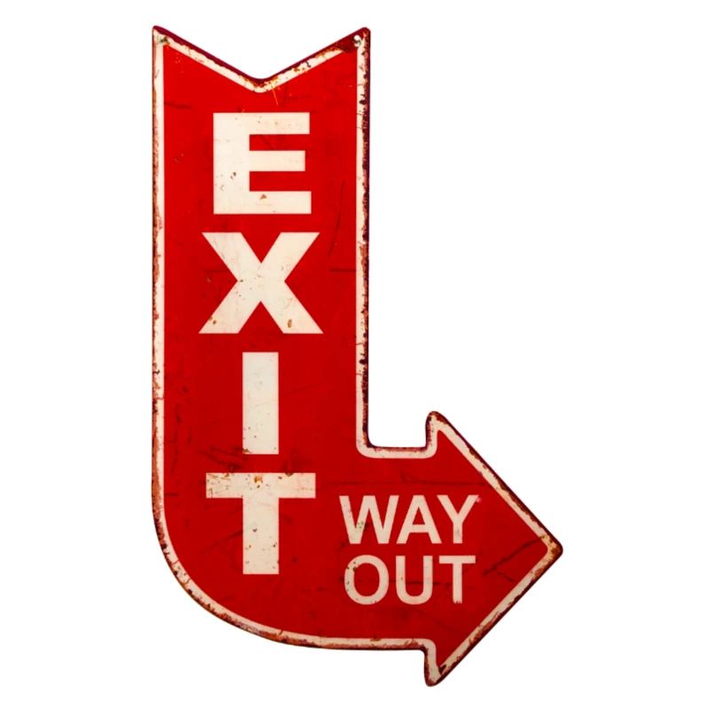 Exit Pfeil