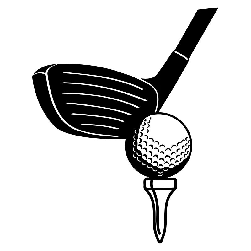 Golfball und Sticlk