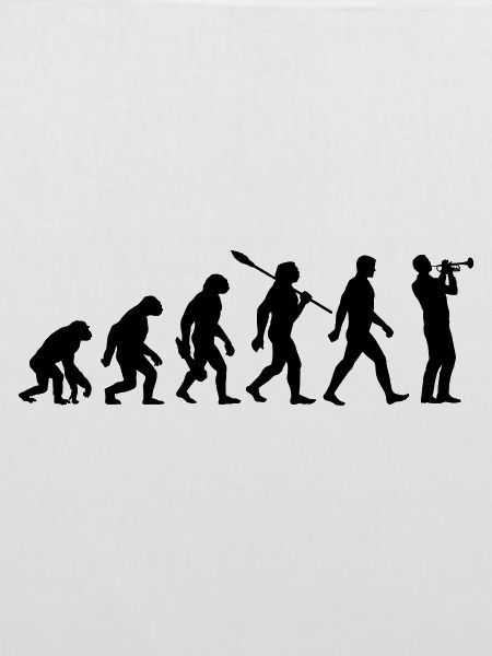 Evolution - Trompete - Musiker - Blasinstrument