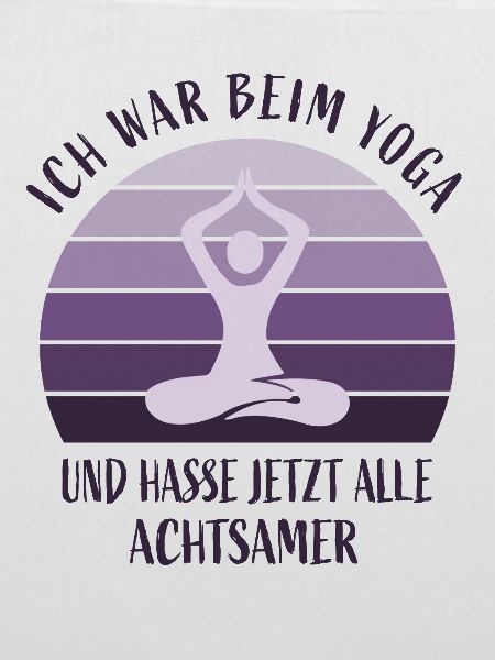 Ich war beim Yoga