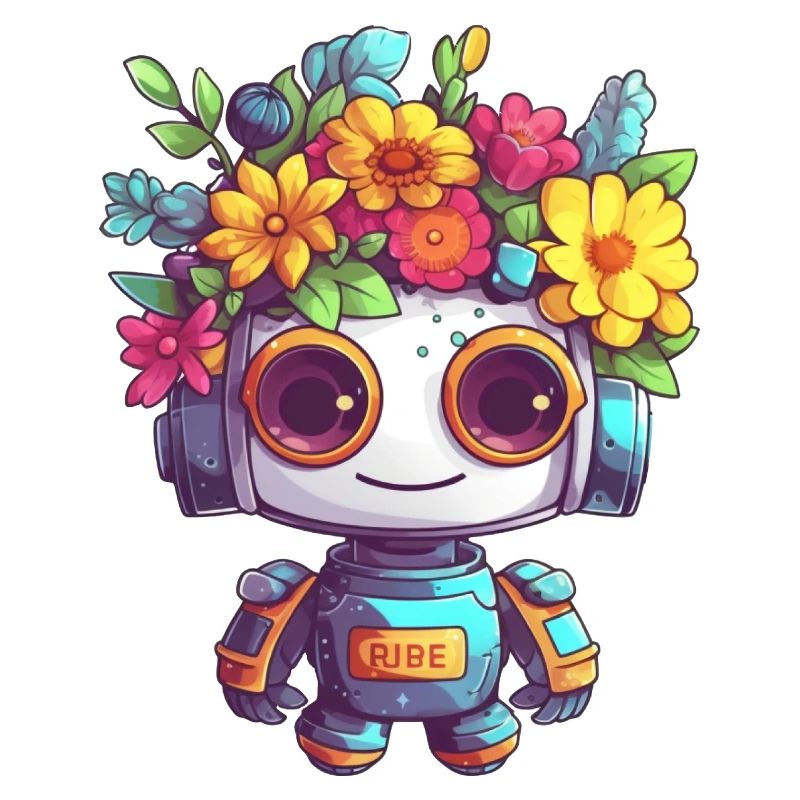 Glücklicher Roboter