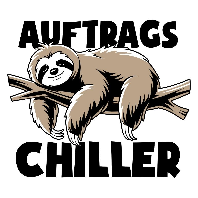 Faultier - Auftrags Chiller - Faulenzen Geschenk