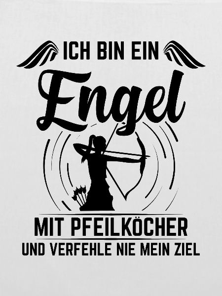 Bogenschützin Engel mit Pfeilköcher Bogenschießen