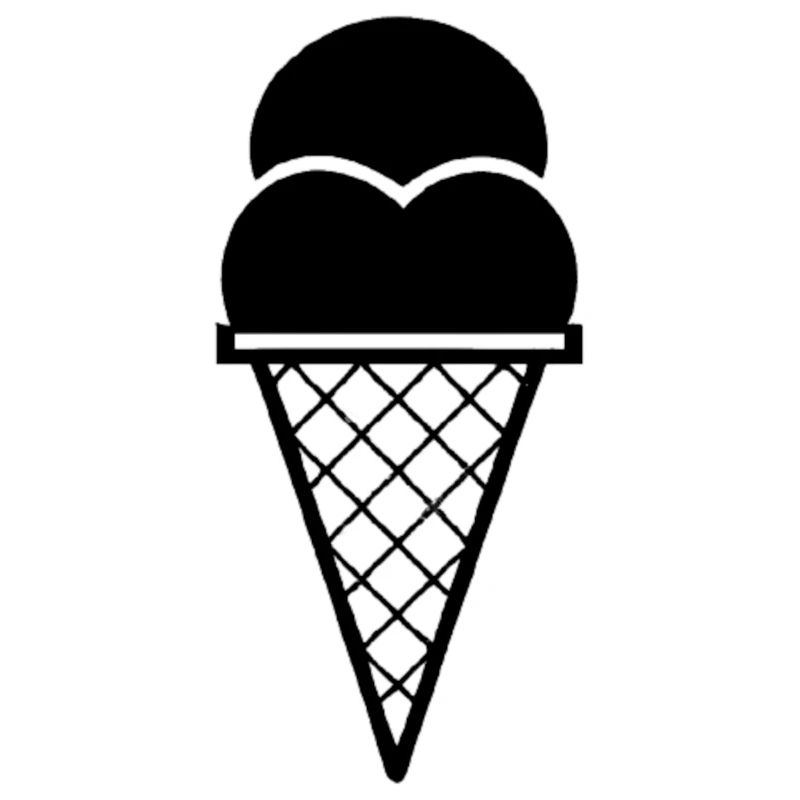 Cornet de crème glacée idée cadeau crème glacée