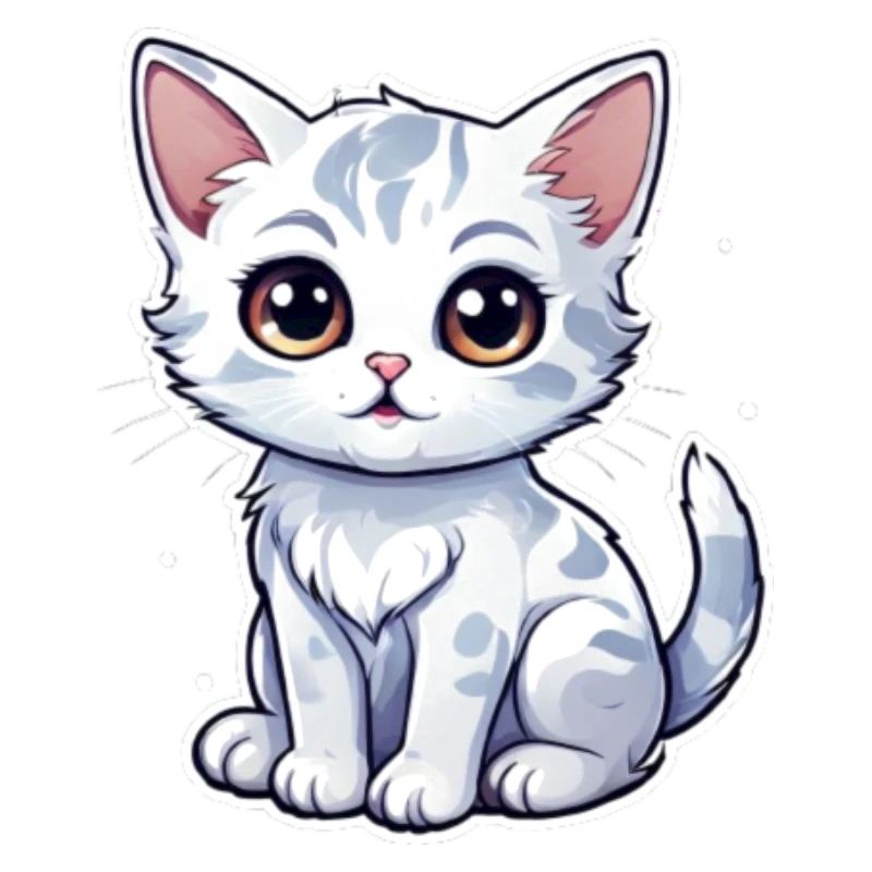 Little cute kitten