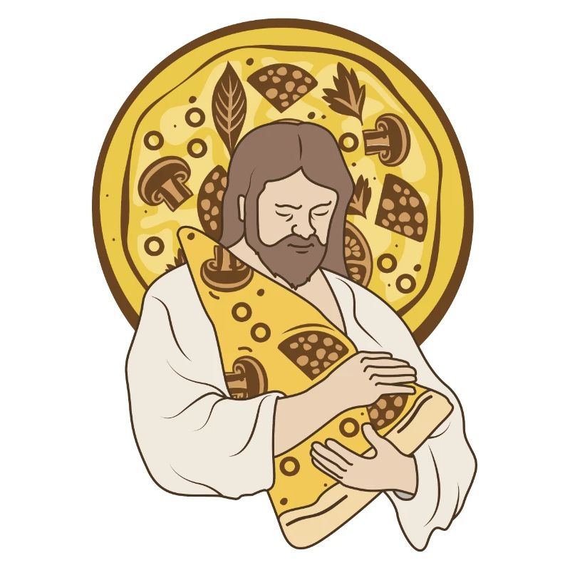 Pizza We Hug You Hipster Pizza Maker Gift