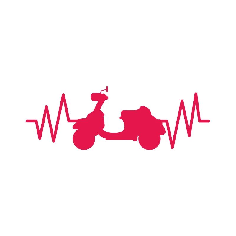 ROLLER HERZSCHLAG Moped Geschenk Für Rollerfahrer