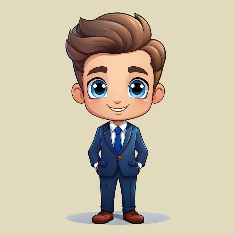 Geschäftsmann oder Businessmann