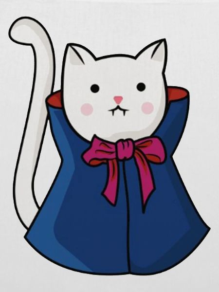Süße Vampir Katze Dracula