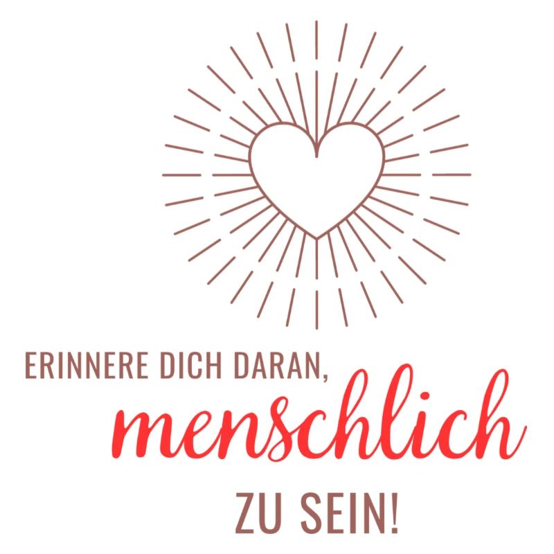 menschlich sein