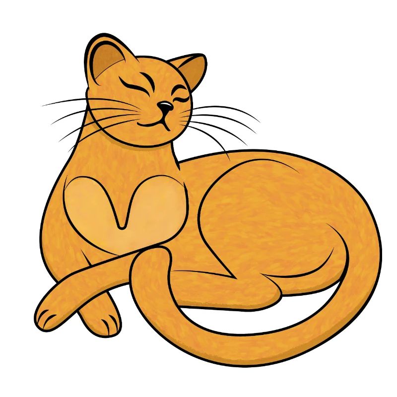 Die gelbe Katze