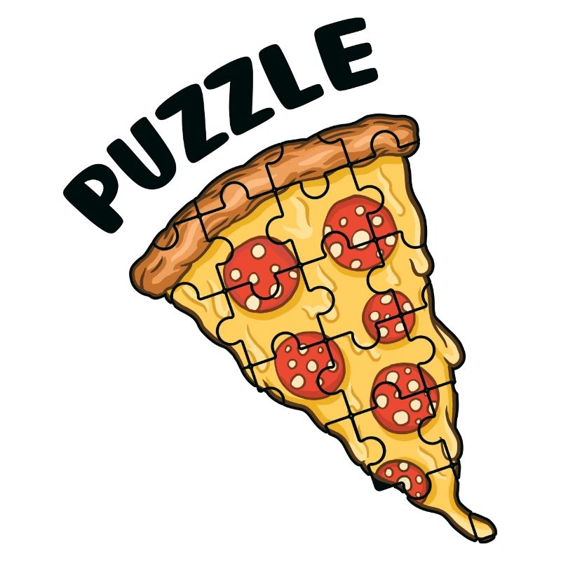 Pizza Stück Puzzle Puzzles Rätsel