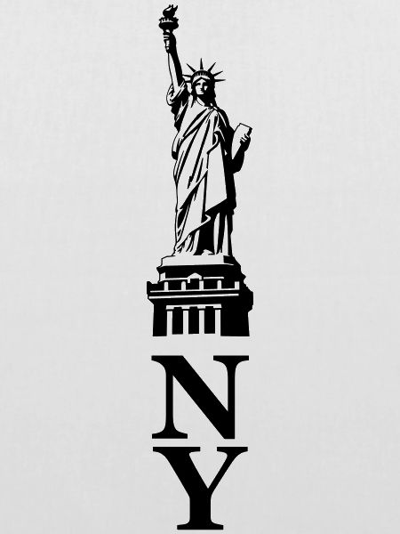 Freiheitsstatue Silhouette