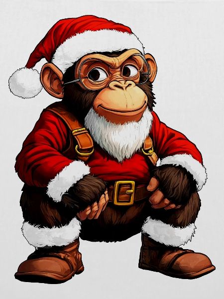 Affen Weihnachten