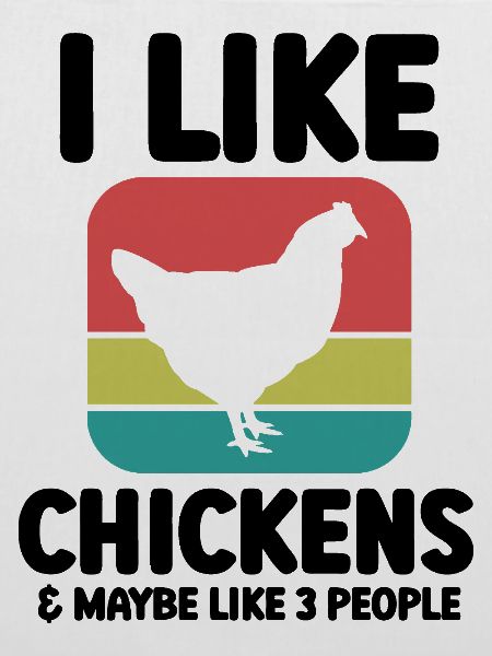 Huhn Spruch Sarkasmus Retro