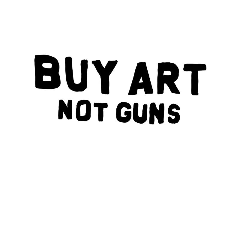 Statement Krieg Waffen Kunst