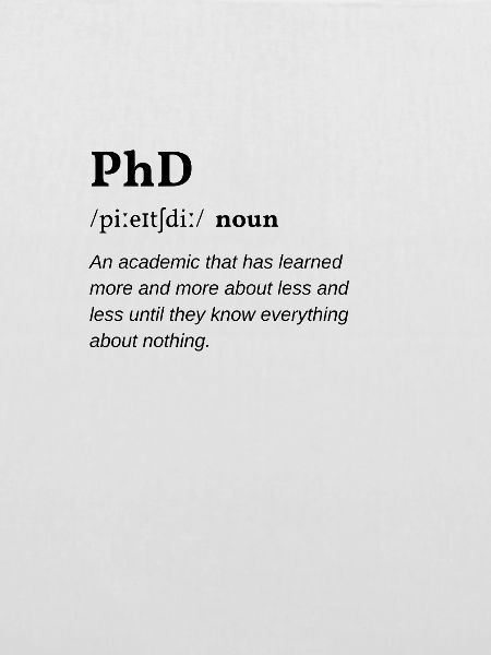 PhD (Promotion) Definition Clean Edition
