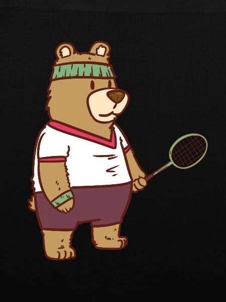Speedminton bear