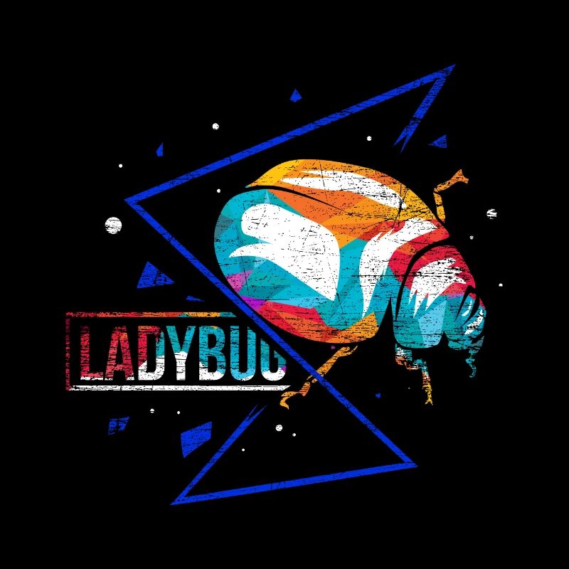 Ladybug polygon gift