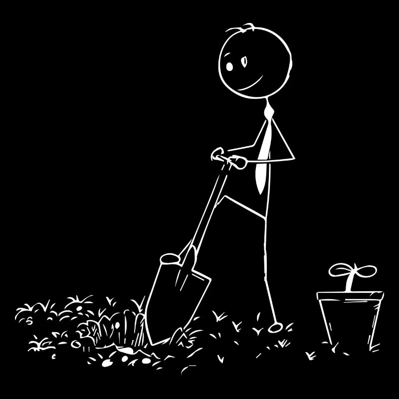 Gartenarbeit
