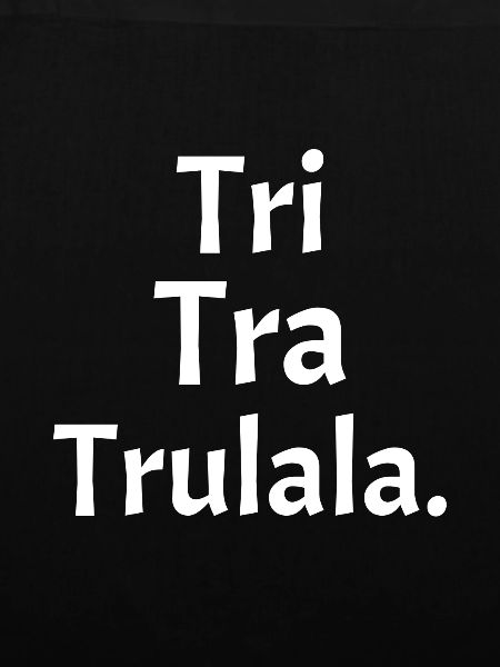 Kinderlied Tri Tra Trulala.